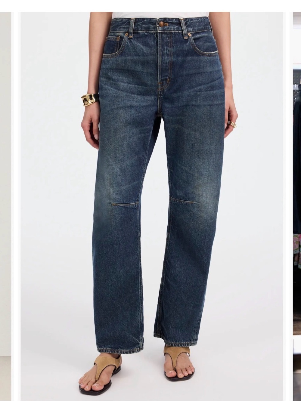 Madewell Darted Barrel Jeans